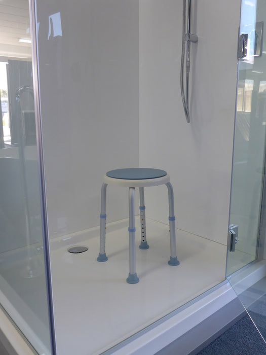 Shower Stool with Rotating Seat